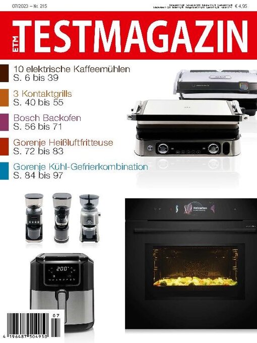 Title details for ETM TESTMAGAZIN by PRECON Medien GmbH - Available